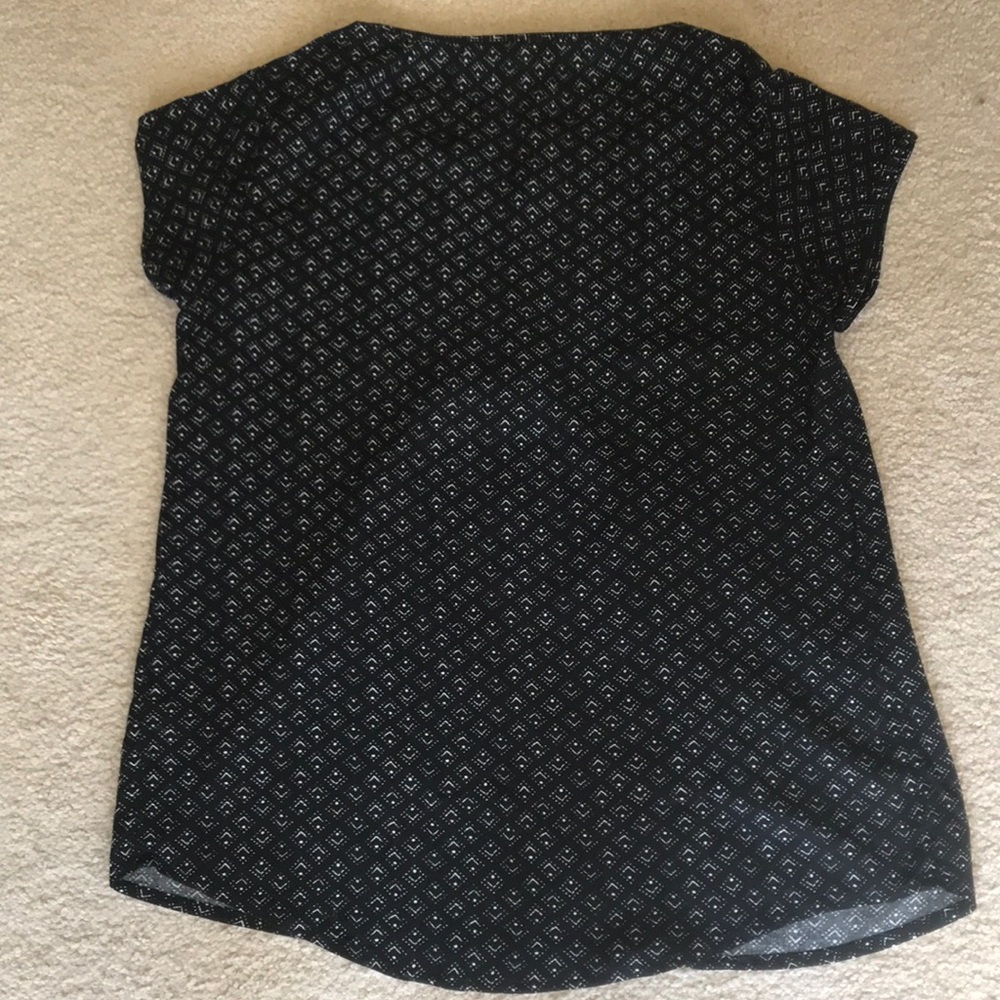 SONOMA black/white print top - Medium - Picture 6 of 6